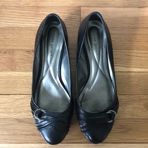 Black Wedge Pumps Size 11M